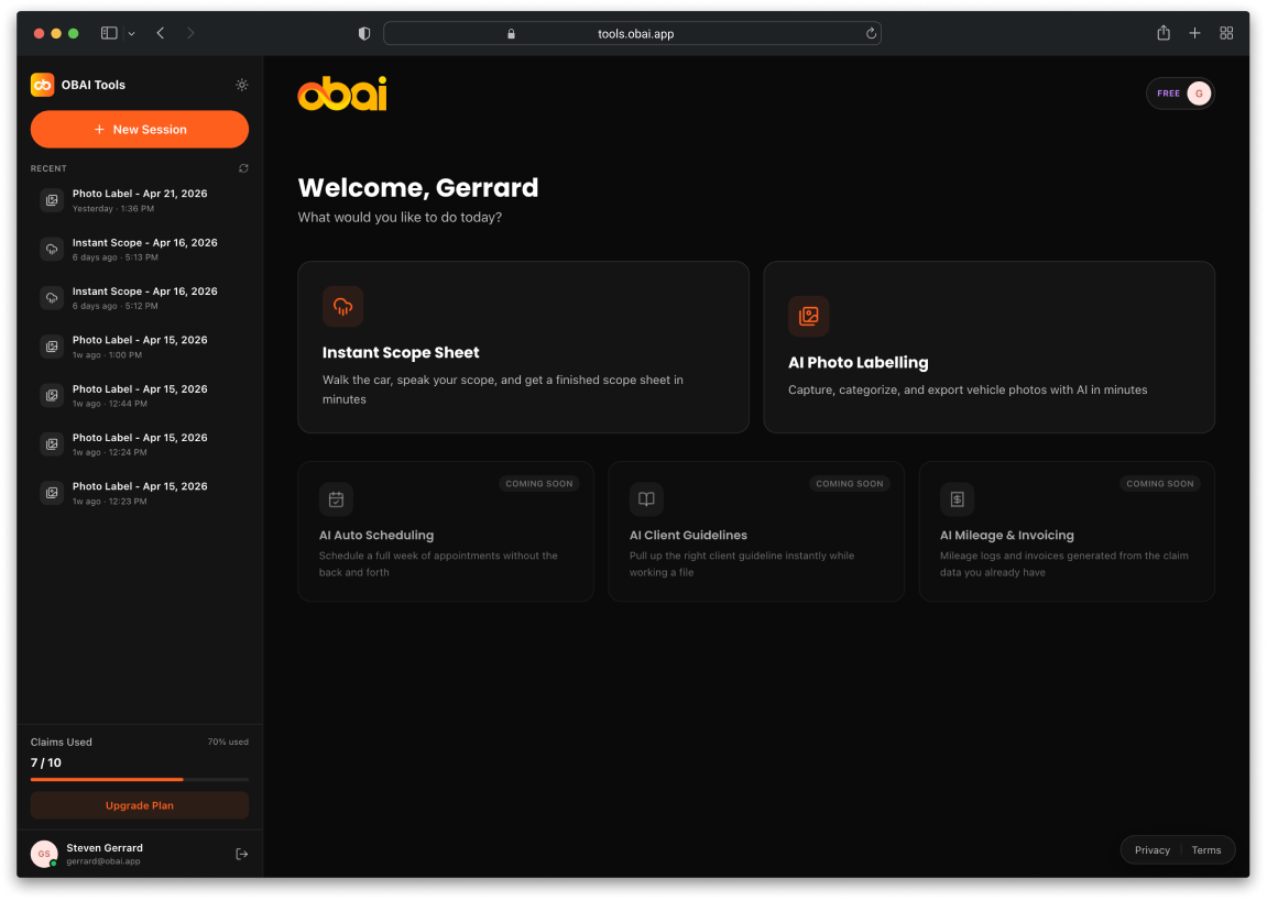 Obai Dashboard